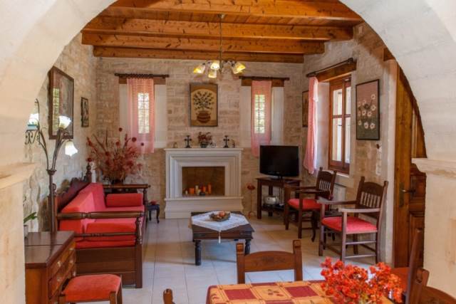 (En location) Habitation Villa || Rethymno/Nikiforos Fokas  - 120 M2, 3 Chambres à coucher, 1.200€ 